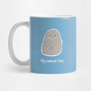 Tutu the Seal - My name is Tutu - Seal Doodles Collection Mug